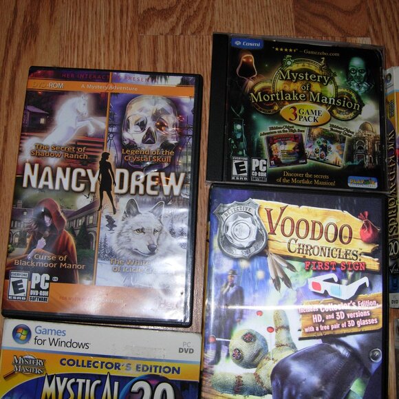 7 Hidden Objects PC Game Disc Lot - Picture 2 of 5